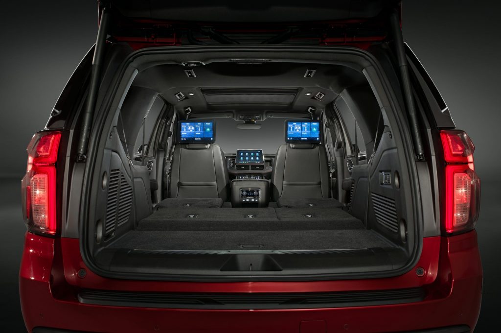 2021 Chevy Tahoe cargo space