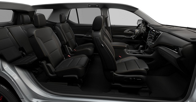 2021 Chevrolet Traverse Redline Edition interior