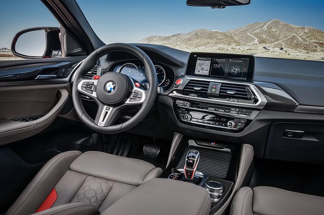 2021 BMW X4 interior