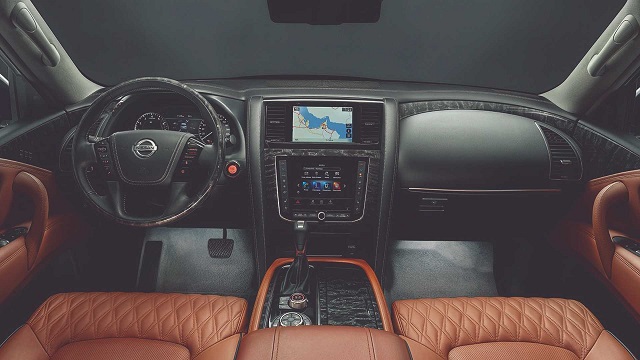 2022 Nissan Patrol interior